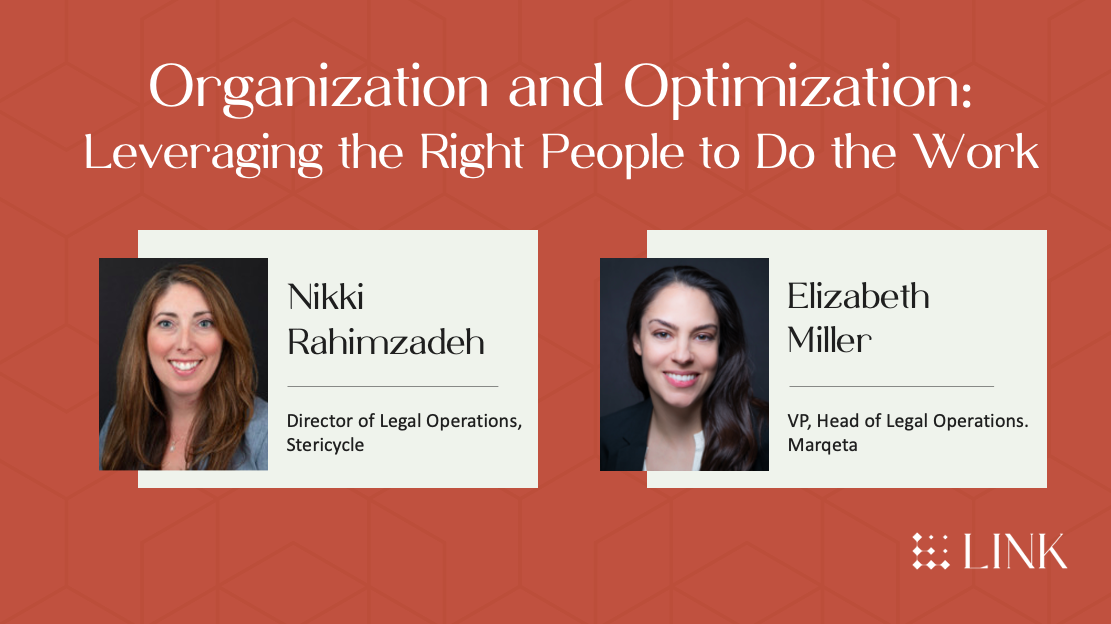 Organization and Optimization: Leveraging the Right People to Do the Work